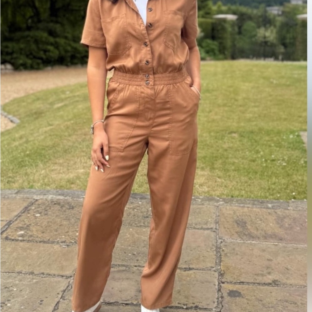 Sanctuary Women's Utility Lightweight Button-Up Jumpsuit Jumper NWT
